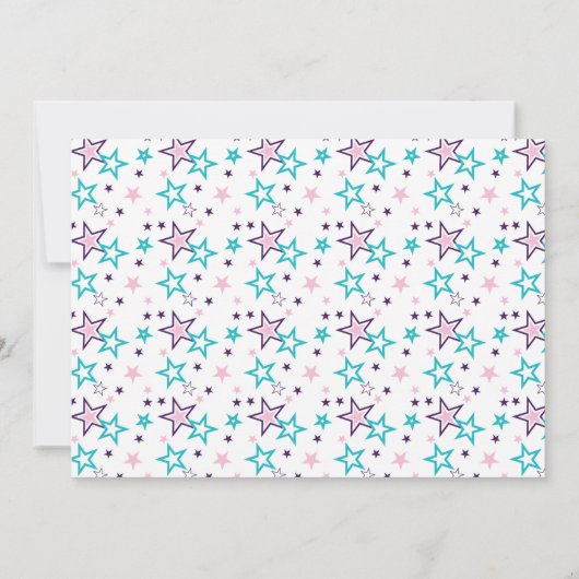 Gymnastiek Verjaardag Uitnodiging met Enveloppen (Achterkant)