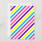 Gymnastiek verjaardagsfeestje bedankkaart (Achterkant)