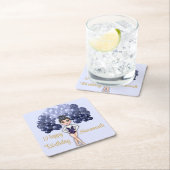 Gymnastiek Verjaardagsfeestje met Blauwe Ballonboo Kartonnen Onderzetters (Insitu)