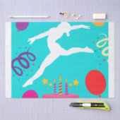 Gymnastiek Verjaardagsfeestje Wrapping Paper Tissuepapier (Craft)