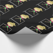 Gymnastiek verpakkingspapier cadeaupapier (Hoek)