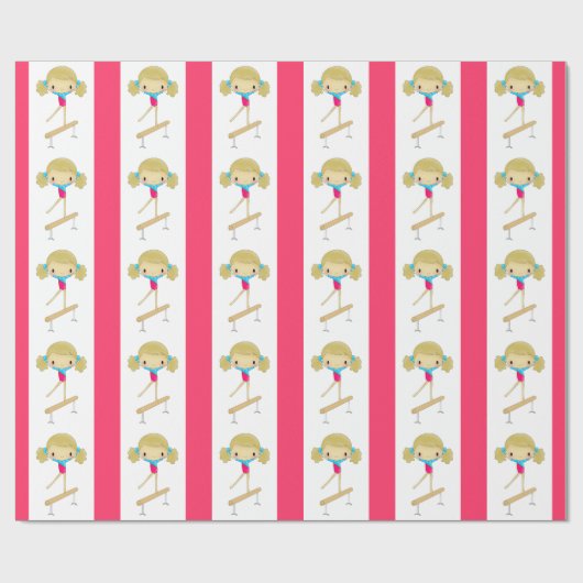 Gymnastiek verpakkingspapier cadeaupapier (Vlak)