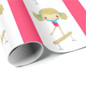 Gymnastiek verpakkingspapier cadeaupapier (Rol Hoek)