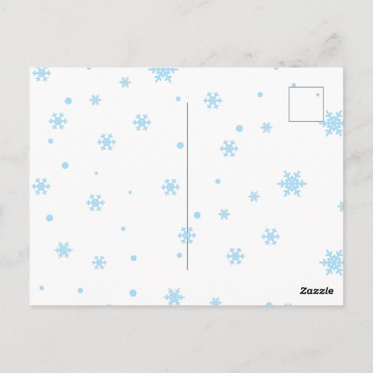 Gymnastiek vertelt de Kerstman dat ik dit jaar goe Briefkaart (Achterkant)