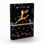 Gymnastiek vertelt de Kerstman dat ik dit jaar goe Fotoblokken (Links)