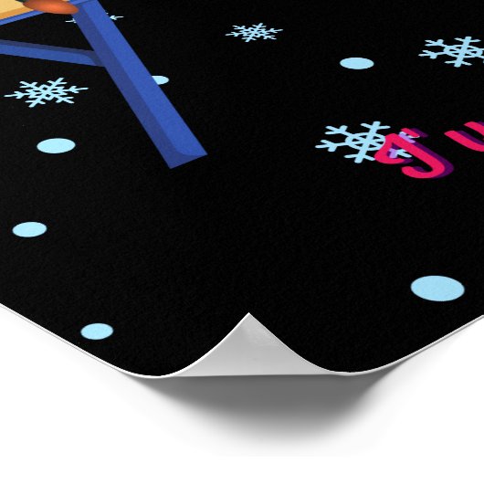 Gymnastiek vertelt de Kerstman dat ik dit jaar goe Poster (Hoek)