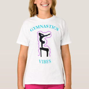 Gymnastiek Vibes T-Shirt w/ Gymnast Name on Back