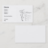 Gymnastiek Visitekaartje (Voorkant / Achterkant)