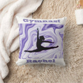 Gymnastiek Vloer, Straal, Vault, Bars Paarse/Wit Kussen (Deken)