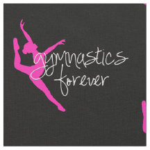 Gymnastiek voor altijd met warmroze gymnast