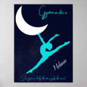 Gymnastiek voor de maan Poster (Voorkant)