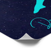 Gymnastiek voor de maan Poster (Hoek)