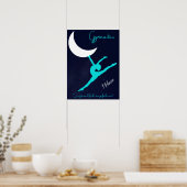 Gymnastiek voor de maan Poster (Keuken)