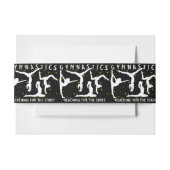 Gymnastiek voor de sterren uitnodigingen wikkel