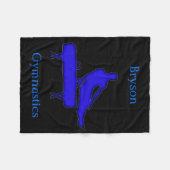 Gymnastiek voor jongens - Pommel Horse Fleece Deken (Voorkant (Horizontaal))