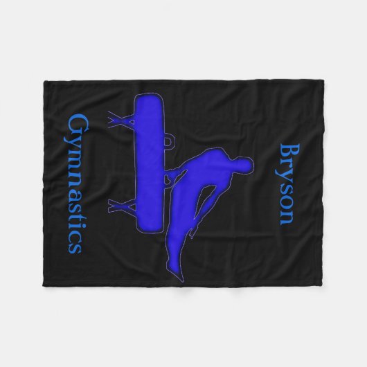 Gymnastiek voor jongens - Pommel Horse Fleece Deken (Voorkant (Horizontaal))