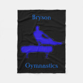 Gymnastiek voor jongens - Pommel Horse Fleece Deken (Voorkant)