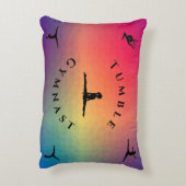 Gymnastiek voor meisjes Tumble Gymnast Accent Kussen (Achterkant (Verticaal))