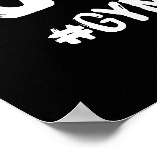 Gymnastiek voor meisjes - Waarschuwing ik kan uitd Poster (Hoek)