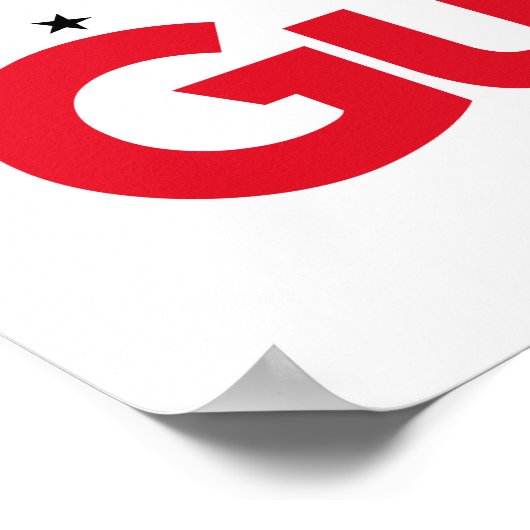 Gymnastiek voor patriottische sterren door Golly G Poster (Hoek)