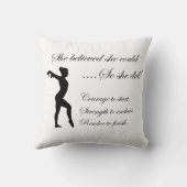 Gymnastiek - Vrouw Kussen (Achterkant)