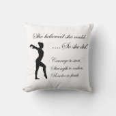 Gymnastiek - Vrouw Kussen (Voorkant)