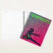Gymnastiek Watermelon Sparkle Neon Word Art Planner (Display)