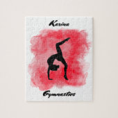 Gymnastiek Waterverf Splash Aangepast Legpuzzel (Verticaal)