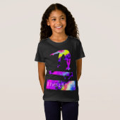 Gymnastiek Wild Animal Print Balance Beam T-Shirt (Voorkant volledig)