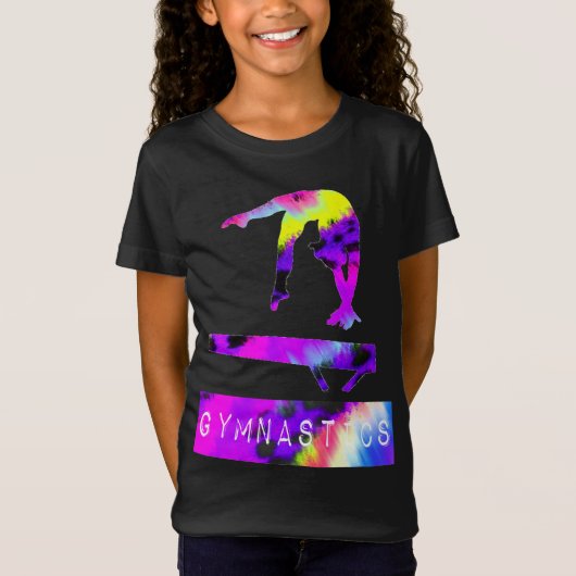 Gymnastiek Wild Animal Print Balance Beam T-Shirt (Voorkant)