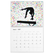 Gymnastiek Winter Sneeuwkalender Kalender (Mar 2027)