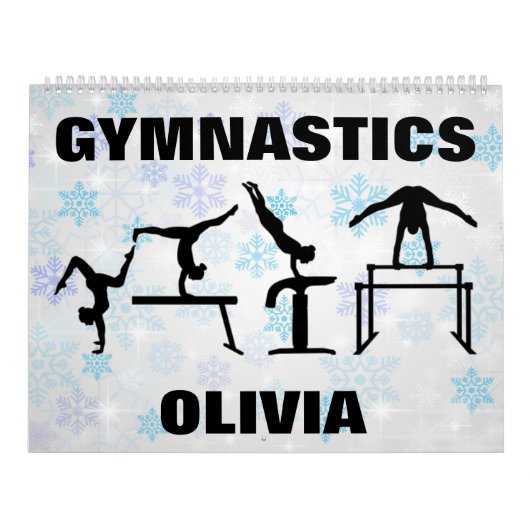Gymnastiek Winter Sneeuwvlok Kalender (Hoes)