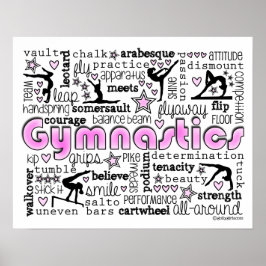 Gymnastiek Word 2 Poster