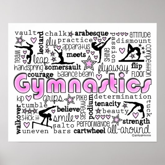 Gymnastiek Word 2 Poster (Voorkant)