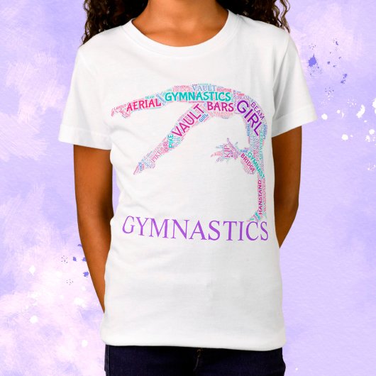 Gymnastiek Word Art Handspring T-Shirt