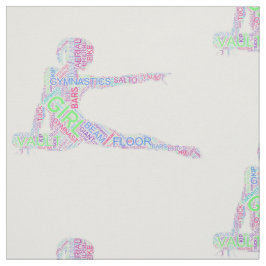 Gymnastiek Word Art Versie 2 Stof