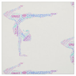 Gymnastiek Word Art Versie 4 Stof
