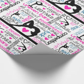 Gymnastiek Wrapping Paper Cadeaupapier (Hoek)