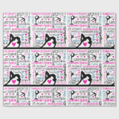 Gymnastiek Wrapping Paper Cadeaupapier (Vlak)