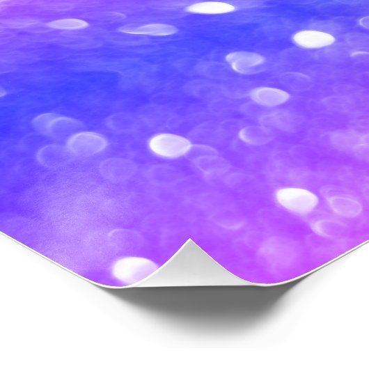 Gymnastiek Zone Rainbow Sparkle Glossy Poster (Hoek)