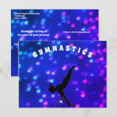 Gymnastiekacademie voor studenten Vakantie Briefka Feestdagenkaart (Voorkant / Achterkant)