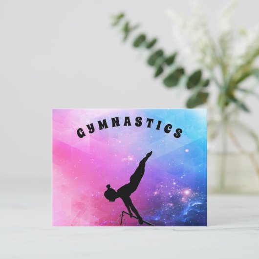 Gymnastiekacademie voor studenten Vakantiegeld Bri Feestdagenkaart (Staand voorkant)