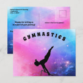 Gymnastiekacademie voor studenten Vakantiegeld Bri Feestdagenkaart (Voorkant / Achterkant)