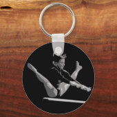 gymnastiekbalansbalk sleutelhanger (Voorkant)