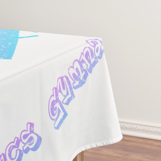 Gymnastiekbaldruk Tafelkleed (Voorbeeld)