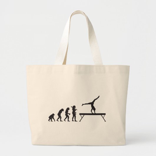 Gymnastiekbalspel Grote Tote Bag (Voorkant)