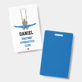 Gymnastiekclub Aangepast Badge (Voor- en achterkant)