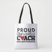 Gymnastiekcoach op maat tote bag (Voorkant)