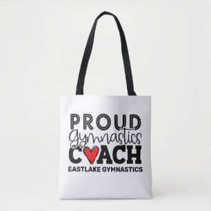 Gymnastiekcoach op maat tote bag