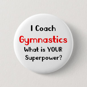 gymnastiekcoach ronde button 5,7 cm